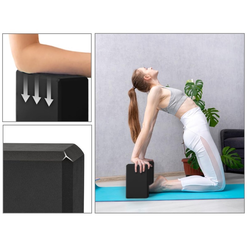 زوج واحد من مكعبات اليوغا والب - مراجعة Pilates Yoga Block Exercises وسعره