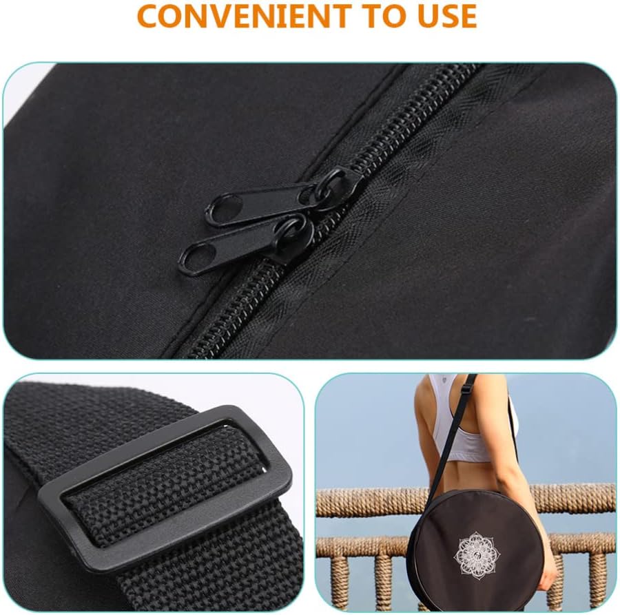 حقيبة عجلة اليوغا نايلون أسود  - مراجعة Pilates Yoga Bag وسعره
