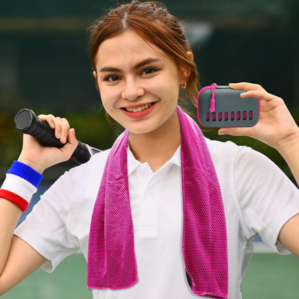 منشفة تبريد رياضية محمولة، منش - مراجعة Pilates Yoga Towel وسعره