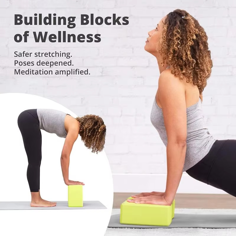 مكعبات يوغا رغوية للتمارين الر - مراجعة Pilates Yoga Block Exercises وسعره