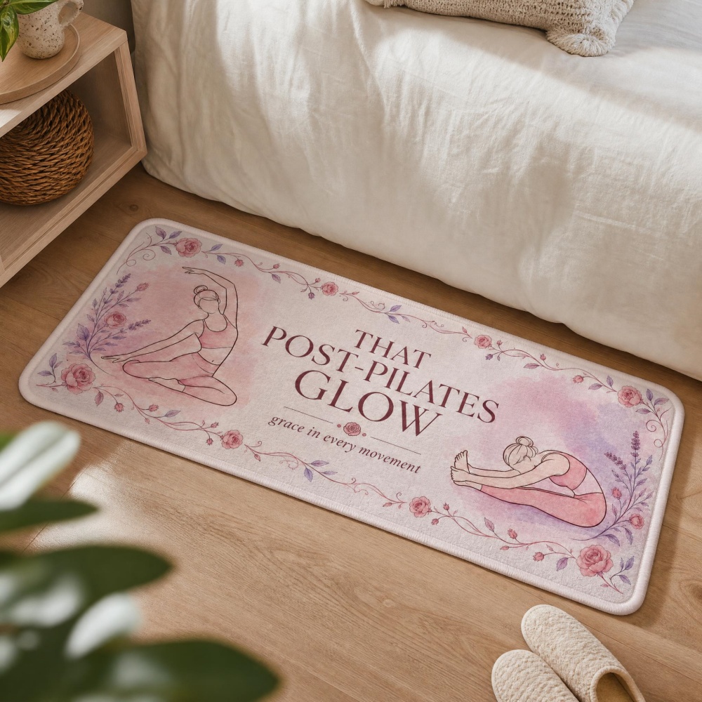 سجادة طويلة ناعمة من الفلانيل  - مراجعة Pilates Yoga Room وسعره