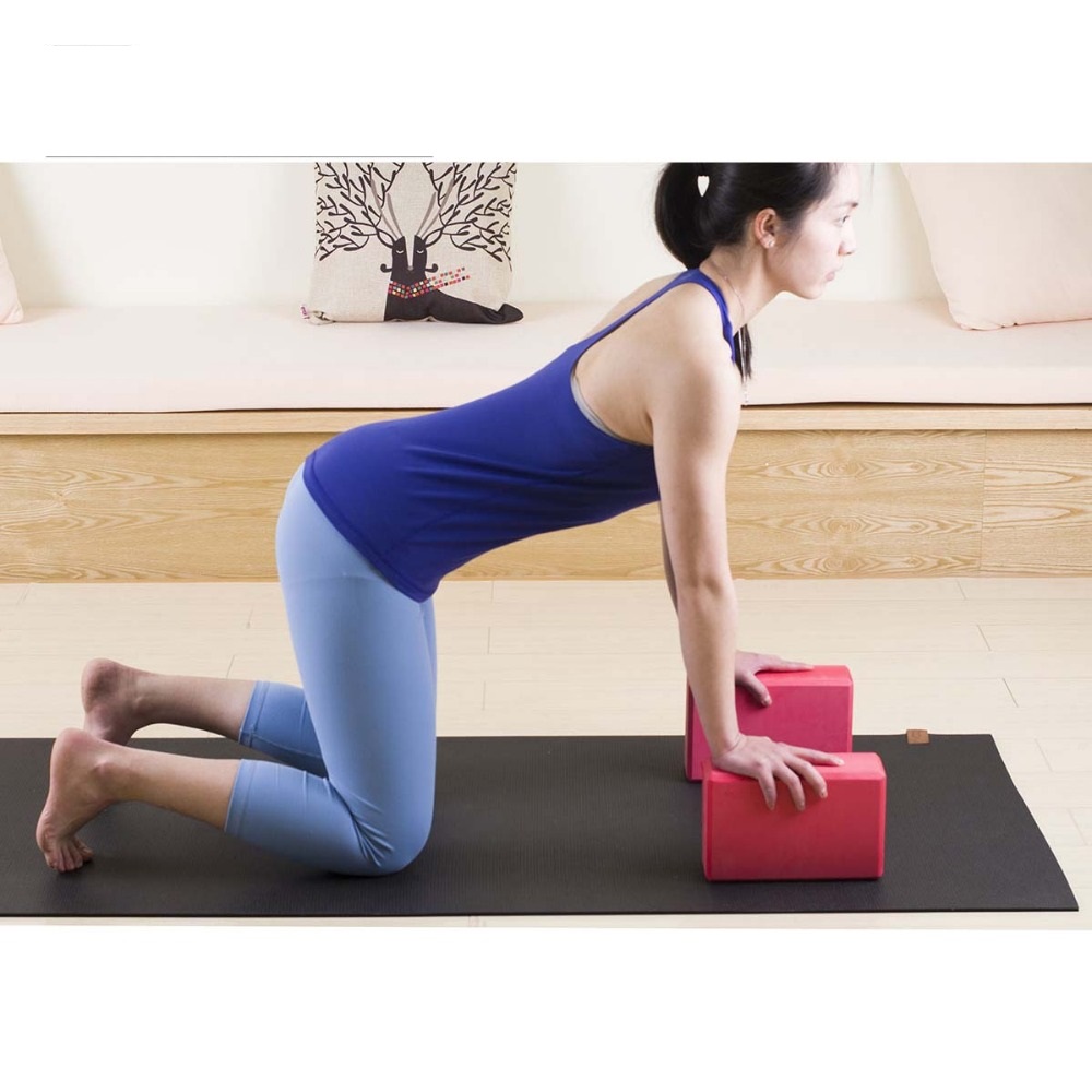 1 قطعة عالية الكثافة 200 جرام  - مراجعة Pilates Yoga Block Exercises وسعره
