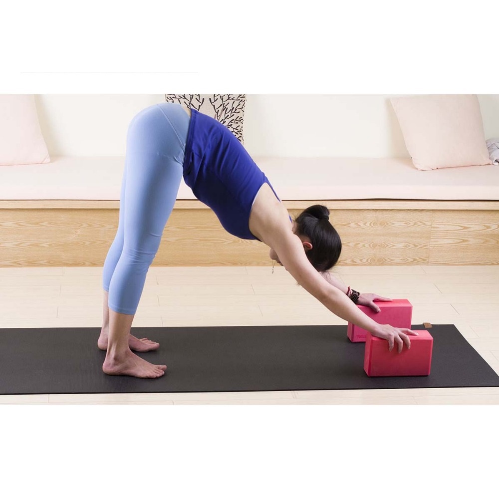 1 قطعة عالية الكثافة 200 جرام  - مراجعة Pilates Yoga Block Exercises وسعره