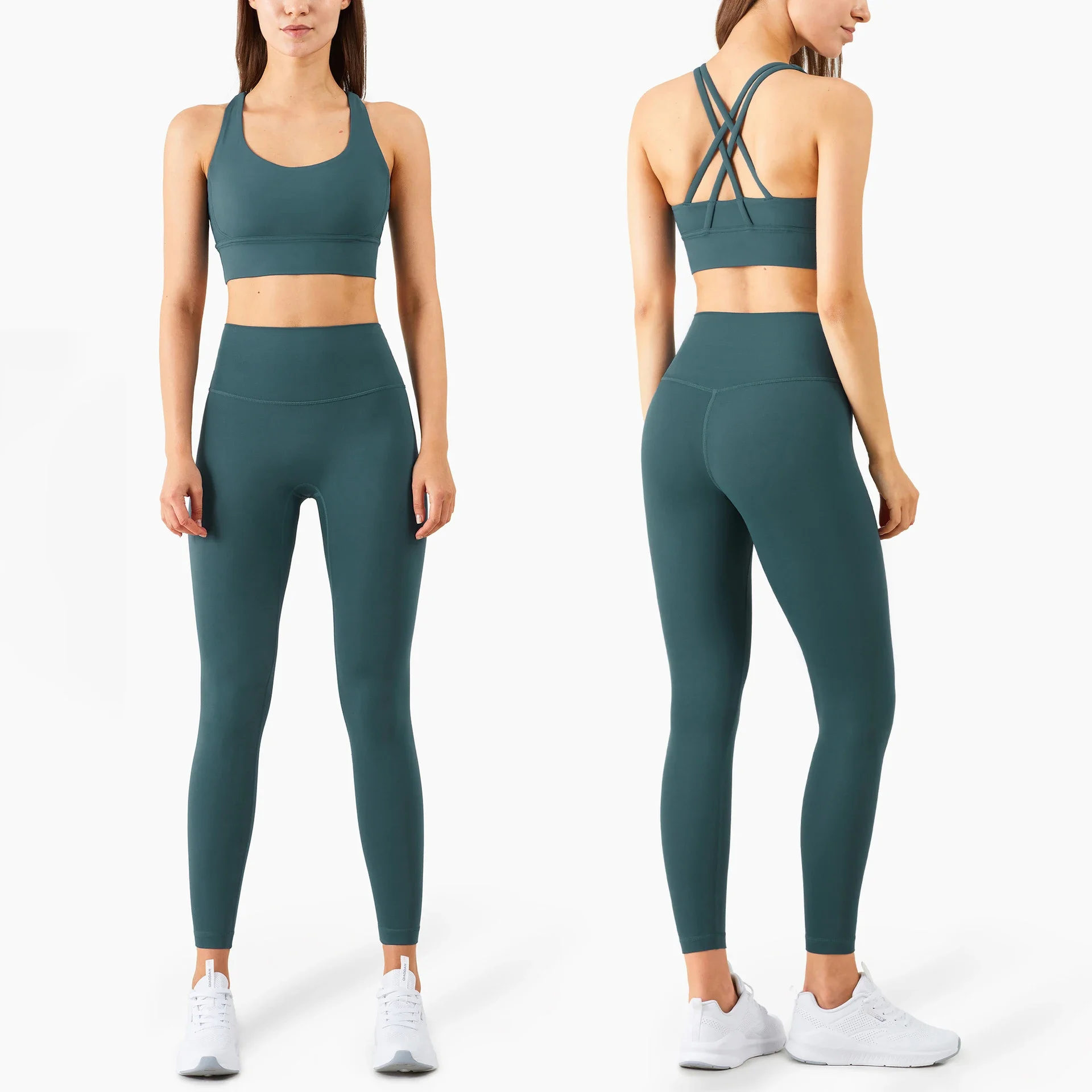 صيف جديد 2 قطعة ملابس اليوغا ا - مراجعة Pilates Yoga Legging وسعره